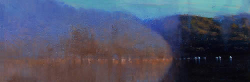 "Cowan Creek Window" 46 x 137cm Oil on Acrylic on Canvas