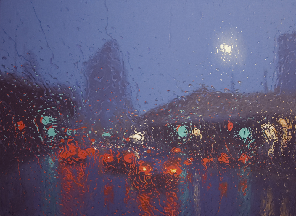 "Nightfall" 110 x 150cm Oil on Canvas