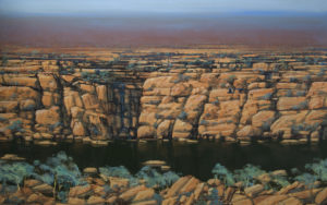 "Cockatoo Falls" Oil on Acrylic on Canvas 110 x 150cm