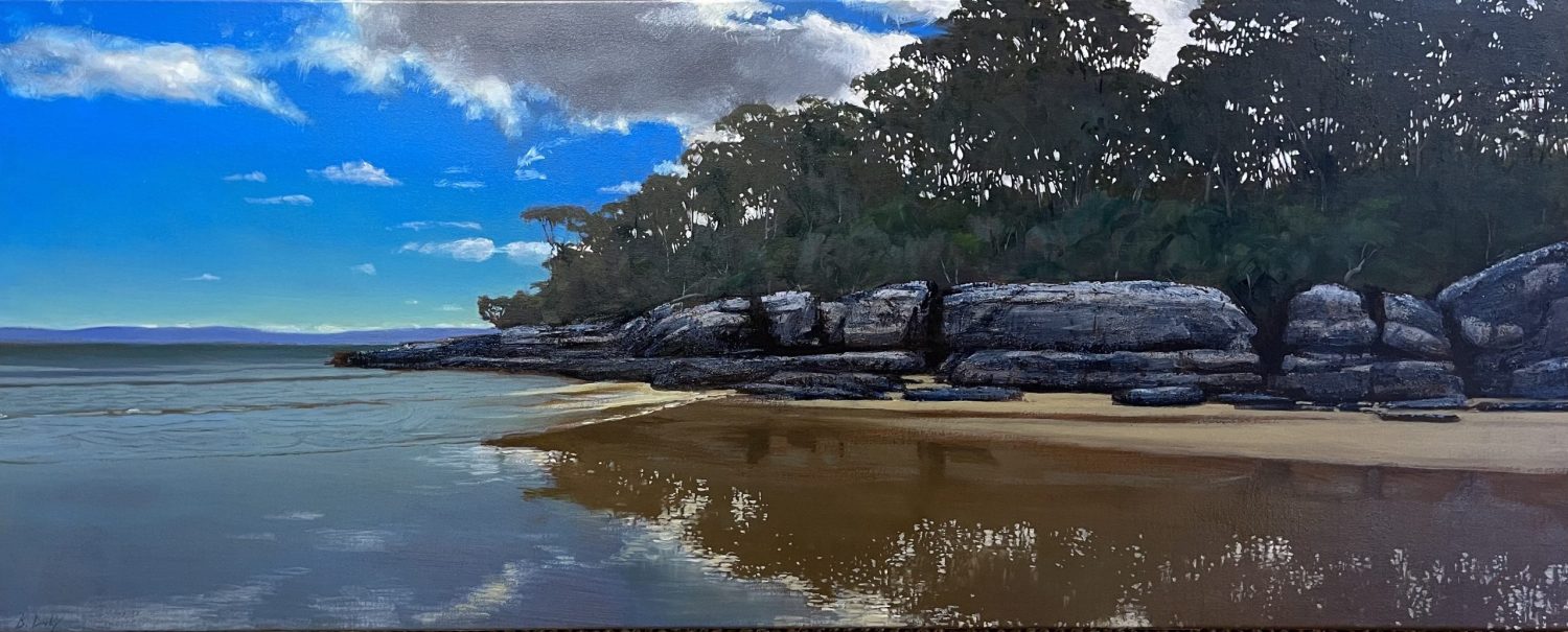 "Beecroft Peninsula" Oil on Acrylic on Canvas 60 x 150cm