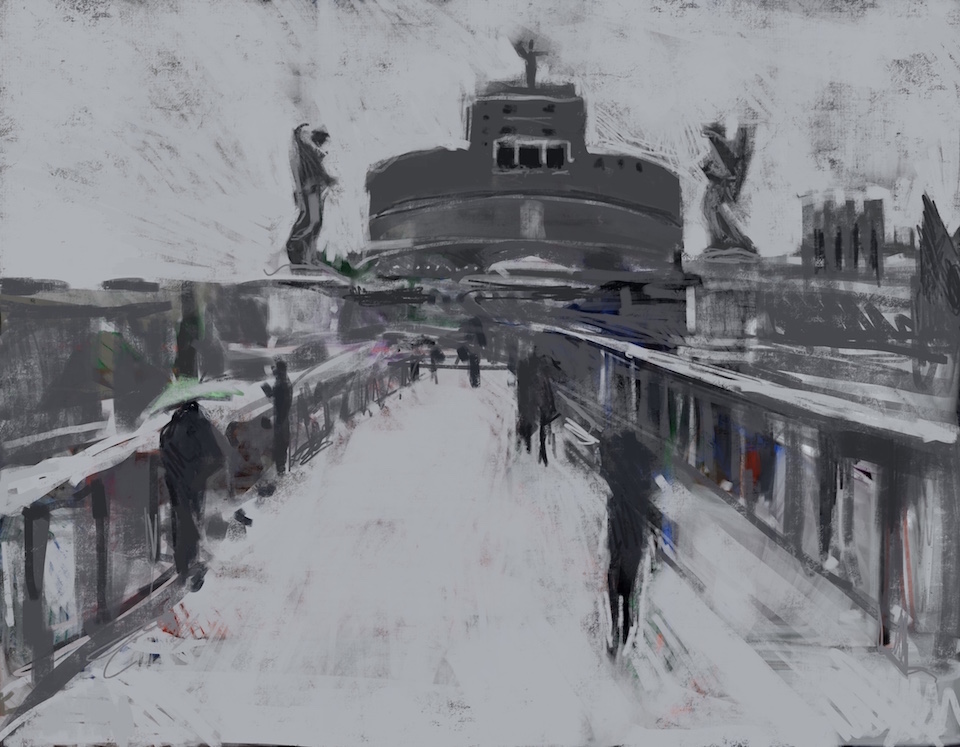 28.02.18 - Snowfall, Rome